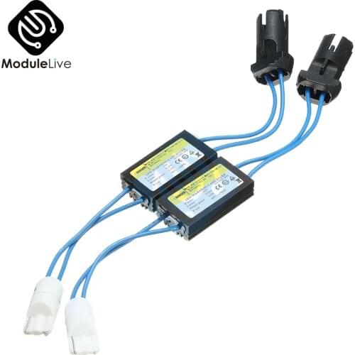 12V LED Warning Canceller Decoder 501 T10 W5W NO Canbus OCB Error Load Resistor DC 12V (Hard Case)