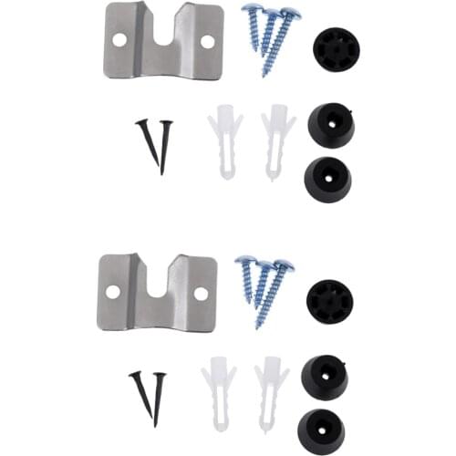 2 Dartboard Mounting Bracket Hardware Kit Screws For Hanging Dartboard