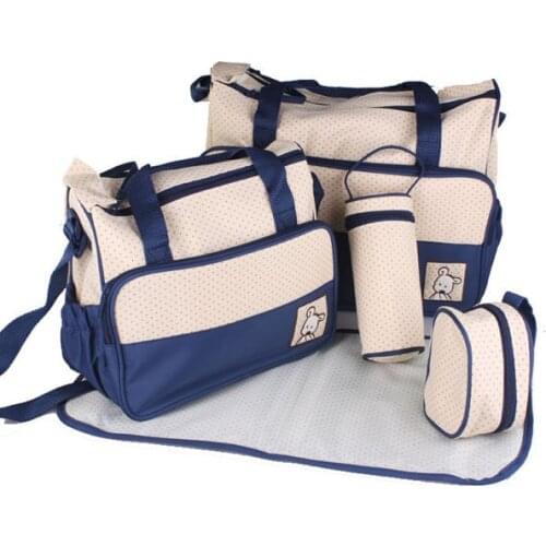 4pcs/set PROMOTION!!!Diaper Bags Designer Maternity Nappy Bags Mummy Baby Bag