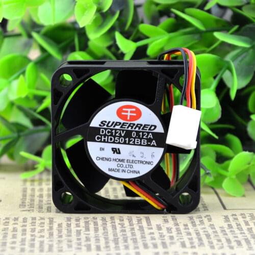 5020 5CM speed dual ball bearing fan 12V 0.12A CHD5012BB-A 50*50*20mm