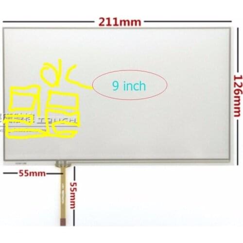 9 inch touch screen AT090TN10 resistance handwritten screen HSD090IDW1 car headrest/DVD screen