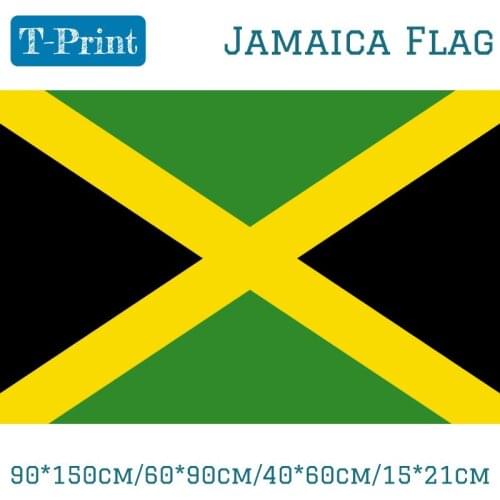 90*150cm/60*90cm/40*60cm/15*21cm Jamaica National Flag and Banner Home Decor World Cup National Day Sports games Sports meeting