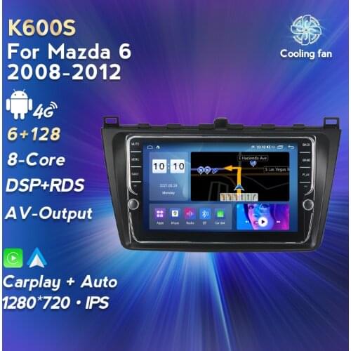 MEKEDE For Mazda 6 Mazda6 2007 2008 2009 2010 2012 Car Radio Multimedia Video Player Navigation GPS No 2 din 2din DVD Android 11