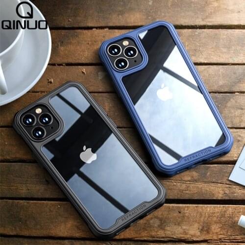 Luxury Shockproof Bumper Case For iPhone 12 11 Pro Max XS XR X S 7 8 Plus SE 2020 Clear Transparent Silicone Cover iPhone12 Mini