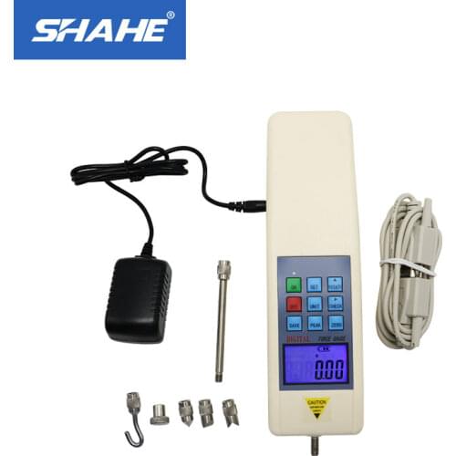 SHAHE HF Digital Push Pull Force Gauge Portable Dynamometer Force Tester Gauge Meter
