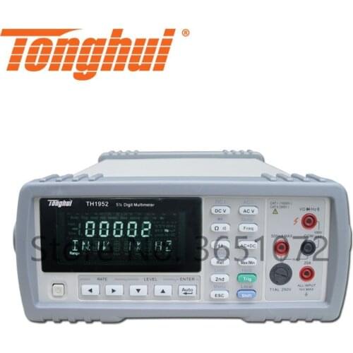 TH1952 High Stability 5 1/2 Digits Digital Multimeter with Capacitance Measurements Dual Parameter Display