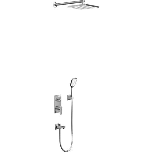 Teska Agora Chrome Two-Way Bathroom Handshower Set