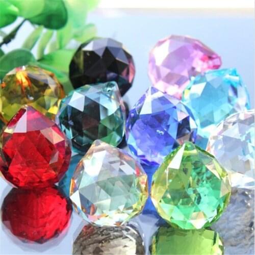 102pcs/lot mixed color 30MM Crystal chandelier parts for chrismas decoration chandelier garland strand free shipping