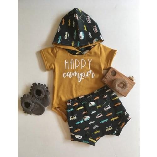 Summer Newborn Baby Boy Clothes Set Short Sleeve Romper Tops Hoodies Pants Shorts Outfit Clothes Set 0-24M
