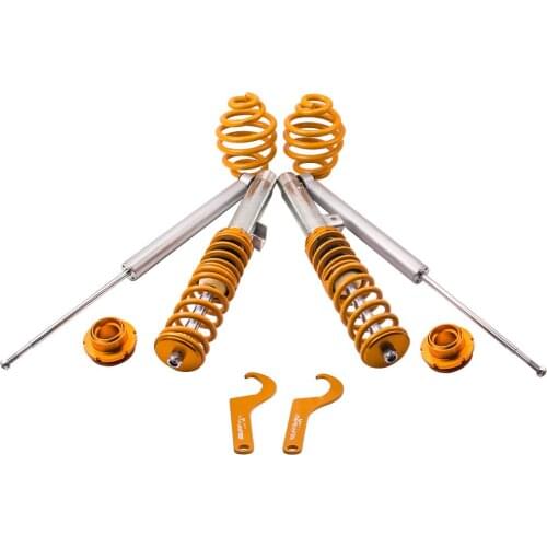 Coilover Coilovers Kit Shock Suspension for BMW 3 Series E46 320i 323i 325i 328i Suspension Damper Force Camber Plate Damper