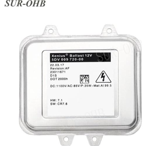 Xenius AFS D1S 5DV009720-00 Xenon replacement Revision 5DV00972000 Headlight 23011671 Ballast for Opel-Insignia-AstraJ 1232335