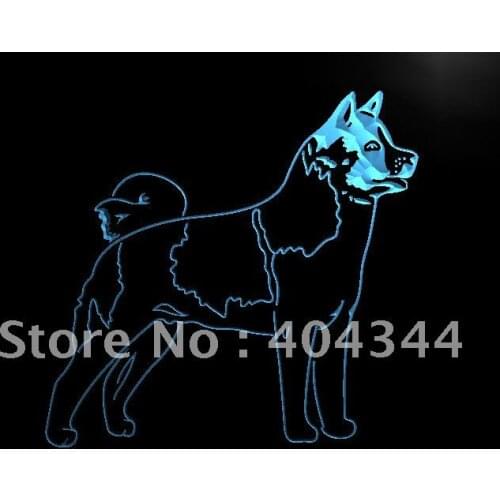 LK258- Akita Dog Pet NEW LED Neon Light Sign home decor crafts