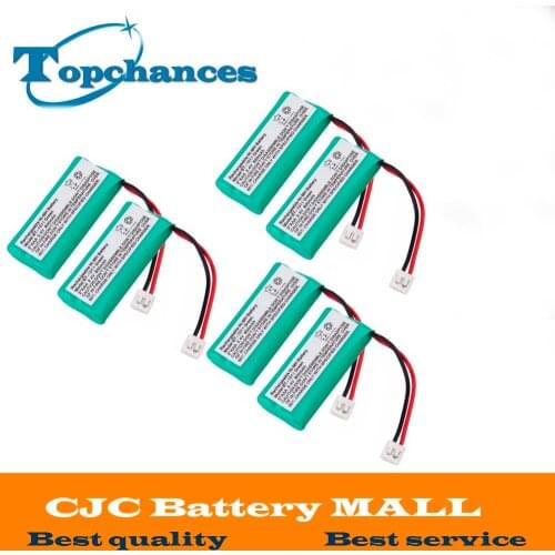 New 6 PCS High Quality 2.4V 800mAh Ni-MH Cordless Phone Battery for Uniden BT-1011 BT-1018 BT101