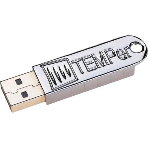 Portable USB Indoor and Outdoor Thermometer Upper and Lower Temperature Alarm Measurement and Control Environmental Monitoring