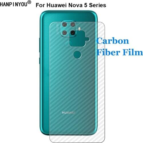 For Huawei Nova 5z 5i 5 5T Pro Durable 3D Anti-fingerprint Carbon Fiber Back Film Screen Protector (Not Tempered Glass)