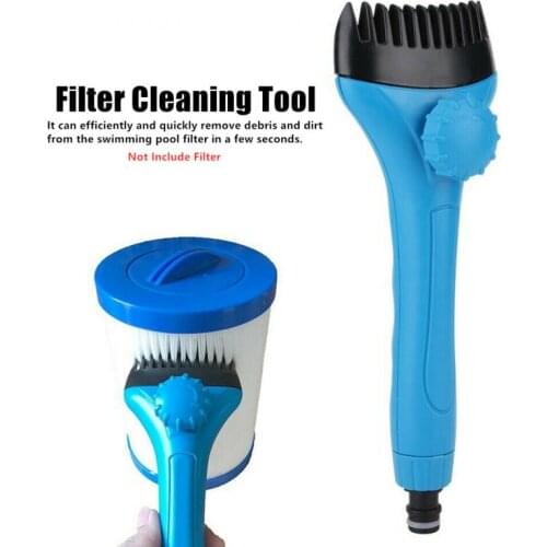 Pool Filter Cleaner Clean Brush Mini Handheld Swimming Pool Cleaning Accessories For Swimming Pool Filter Cleaning Tool Brush