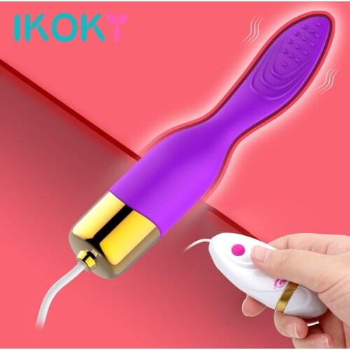 IKOKY Tounge Licking Vibrator 12 Speeds Powerful Vibrating Egg Clitoris Vagina Stimulator G Spot Massager Sex Toys for Women