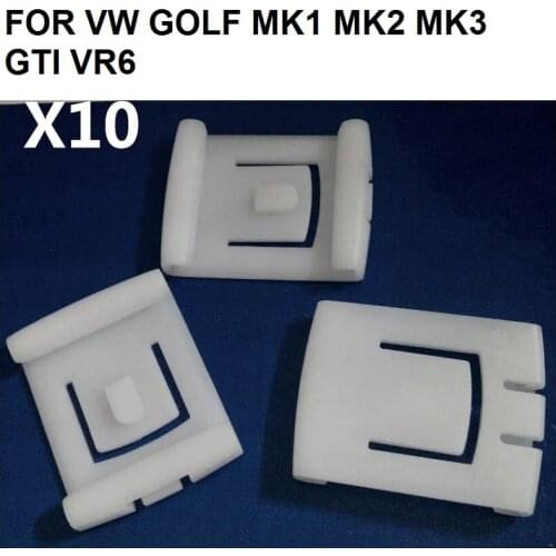 X10 PCS FOR VW GOLF MK1 MK2 MK3 GTI VR6 TRUE CLIP OEM GUIDING SEAT 171881213B1