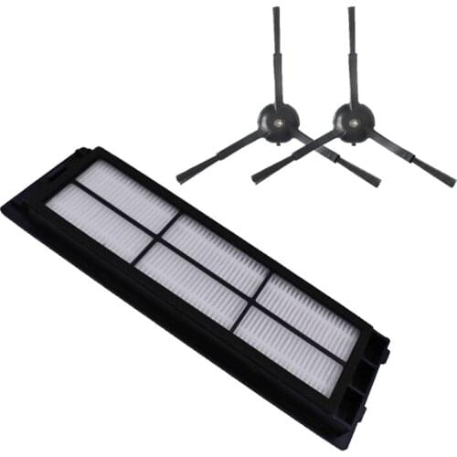 Hepa Filter Side Brush Replacement for Xiaomi Vacuum 1 & 2 Roborock S50 S51 S55 T4 T6 MI Robot Vacuum Cleaner Parts Accessories