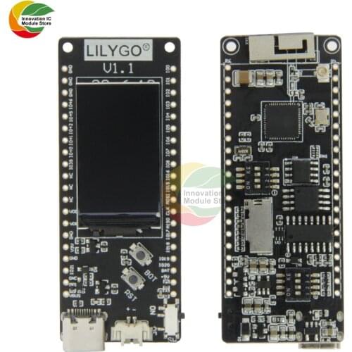 Ziqqucu 1.14 inch LCD Display ESP32-S2 V1.1 WiFi Wireless Module Type-C Connector TF Card Slot Development Board for Arduino