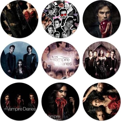 The Vampire Diaries Fierce Icons Pins Badge Decoration Brooches Metal Badges For Backpack Decoration