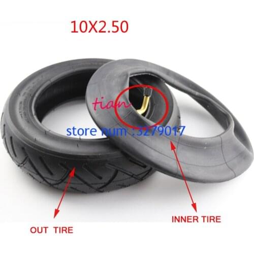 10x2.50 tire Electric Scooter Balancing Hoverboard self Smart Balance Tire 10 inch tyre with Inner Tube