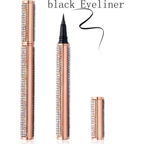 NEW 2 IN 1 Self Adhesive Liquid Eyeliner For False Eyelashes Glue Long-Lasting colourful black eyeliner pen /10pcs