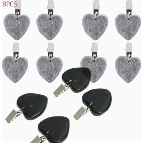 4/8Pc Tablecloth Weights Stone Pendant Table Cloth Weights Metal Clip Hanging Buckles for Outdoor Picnic Dinner Table Decoration