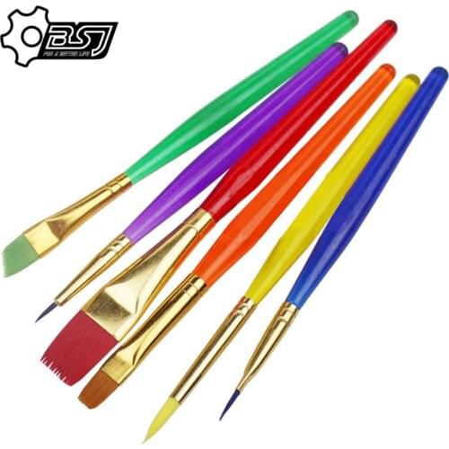 6pcs/set Cake Brush Fondant Cake Decorating Painting Brush DIY Sugarcraft Baking Pastry Tools Kitchen Accessories