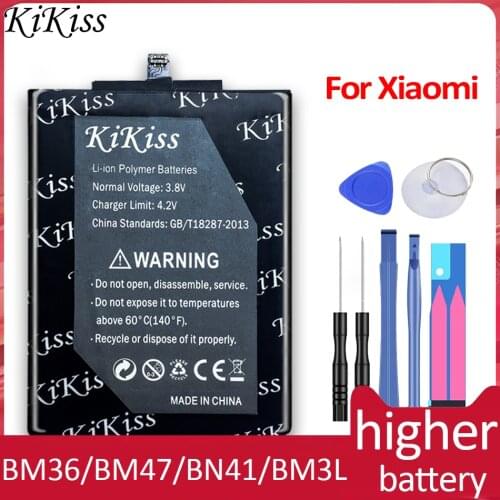 For Xiao mi Battery BM47 For Xiaomi Redmi 3 3S 3X 4X Redmi3 Redmi Note 4 4X Pro BN41 for xiaomi Mi 9 M9 Mi9 BM3L 5S Mi5s BM36