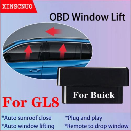Auto Window Closer For Buick GL8 2011-2016 Vehicle Glass Car Accessory Remote Controller OBD Automatic Sunroof plug and play