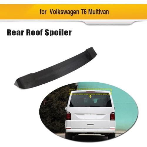 Car Rear Trunk Roof Spoiler Wing for Volkswagen VW Multivan 2015 - 2020 Rear Roof Wing Spoiler Lip Carbon Fiber