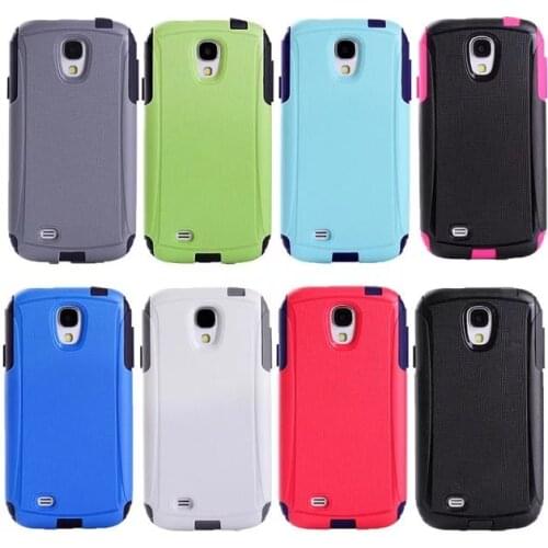 DHL Free shipping high quality pc+tpu case for Samsung Galaxy S4 i9500 .2 in 1 pc+tpu hard case for Galaxy S4 i9500 100 pcs/lot
