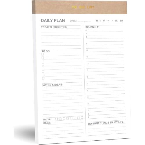Abundant Stock New Design Notepad Memopad Tablet To Do List/Schedule Your Time Fridge Sticker Magnet
