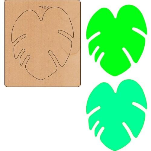 Leaf ornament YY117 YY wooden mold scrapbook mold turtle leaf suitable for market general machines