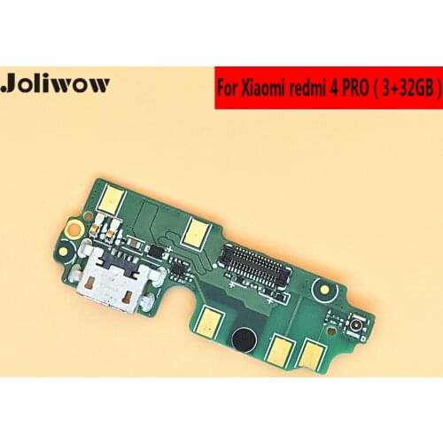 For Xiaomi Redmi 4 PRO 3GB RAM 32GB USB Dock Connector Charging Port Flex Cable USB Charger Plug Flex Cable Parts