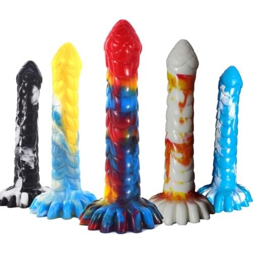 Graffiti Rocket Butt Plug Huge Long Dildo Cock Big Sexy Dildo for Woman Masturbator Silicone Anal Sex Toys for Couple Sex Dick