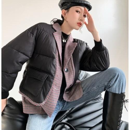 HNFWEC Women's Black Down Jackets