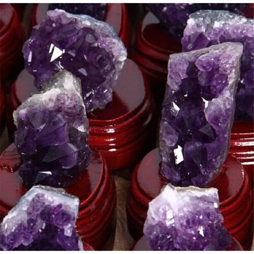 Natural Uruguayan purple stone Cave Geode Crystal 700G