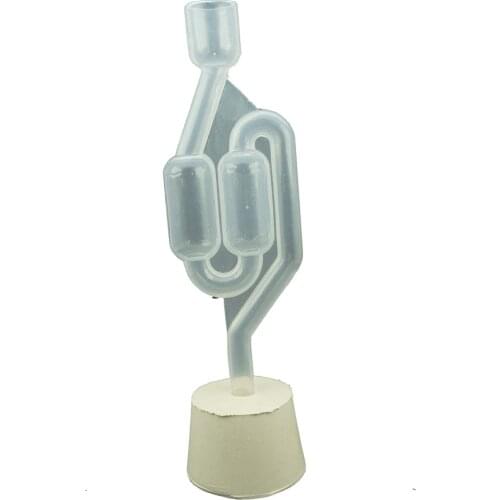 Twin Bubble Airlock Vent S-Bubble home brew Fermenter air lock & Bung Stopper Gum Rubber for Beer Wine Cider Mead Making Home Br