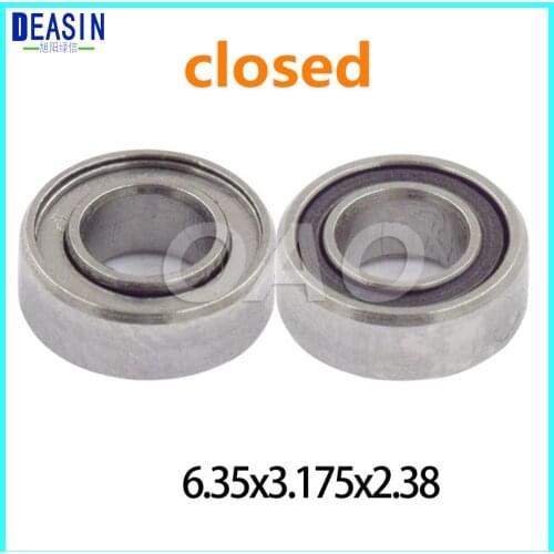 SR144TLZ Dental handpiece ceramic bearing with cover spare parts 3.175*6.35*2.381 mm