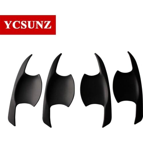 ABS Door Handle Insert For Toyota Yaris Hatchback Sedan 2018 2019 Accessories Exterior Handle Parts For toyota yaris Ycsunz