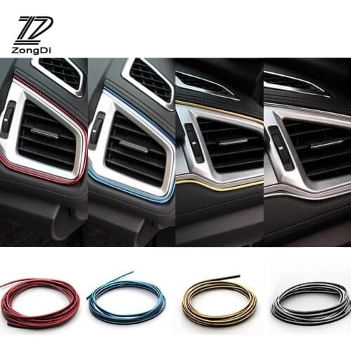 ZD 1X 5M Decoration Strip For Alfa Romeo 159 147 Honda civic 2006-2011 2017 fit accord Peugeot 307 206 308 407 207 accessories