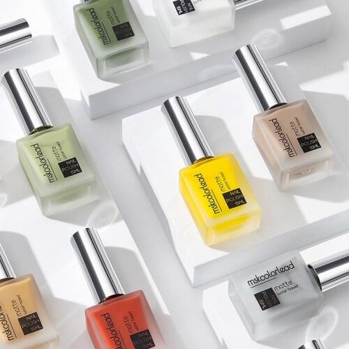 15ML Frosted Nail Polish Free Baking Quick-Drying And Lasting Suitable For Nail Art Semi-Permanent Nail Polish