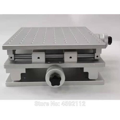 2 Axis Moving Table Portable Cabinet Case XY Table for Laser Marking Engraving Machine 300x220x90MM 210x150x75MM