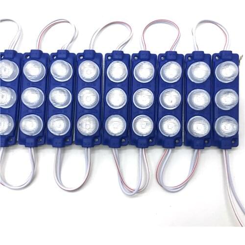 200Pcs/Lot DC 24V 12V Side Light 2.5W Flash RGB Module Light Modules For Lens 180 Degree Injection High Brightness Sid