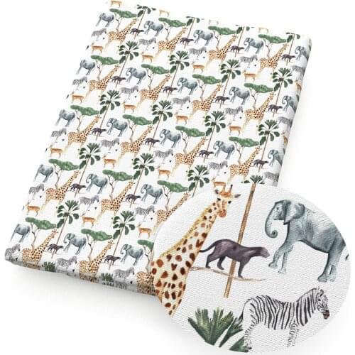 50*145cm Patchwork Giraffe Printed Polyester Cotton Fabric for Tissue Kids Handmade DIY Quilting Sewing Craft Cushion Bag,c11149