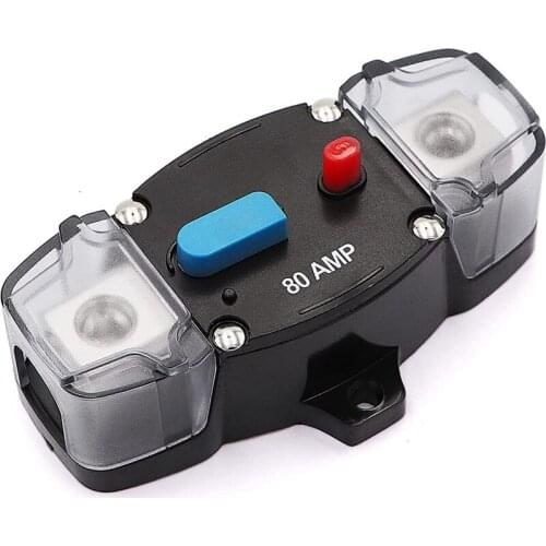 Circuit Breaker Manual Reset, Car Stereo Audio Inline Fuse Block Holders Inverter For Automotive Rv Marine Boat