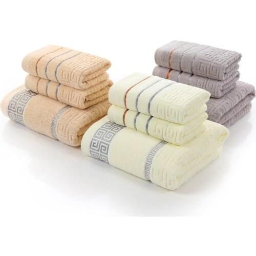 1 Set Great Wall Grid Towel Adult Men and Women Tube Top Bath Towel Cotton Thickened Absorbent Bathroom Suit Gym