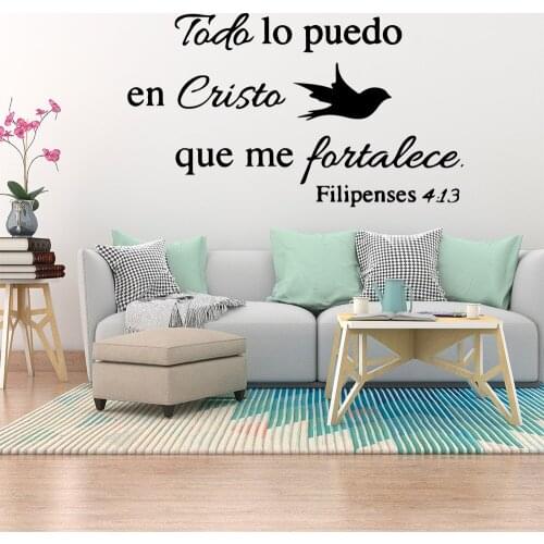 Free shipping Puedo Frase Cartoon Wall Decals Pvc Mural Art Diy Poster Waterproof Wall Decals Room Decoration
